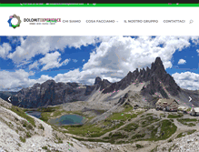 Tablet Screenshot of dolomitexperience.com